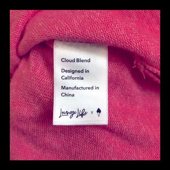 Pink Soft Serve Clothing ‘Lounge Life’ Long Sleeved Top, Size Large - Picture 6 of 7